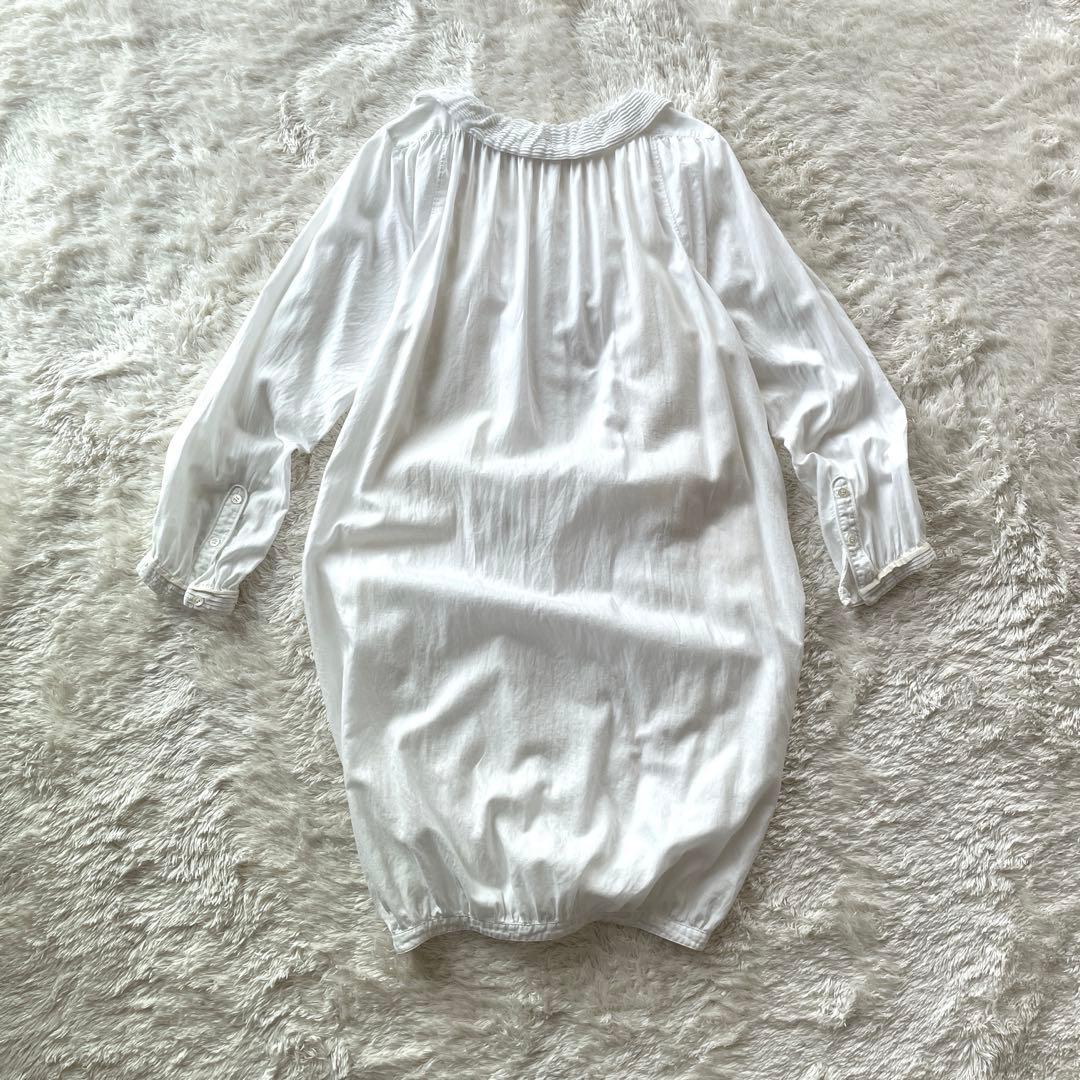 極美品✨ツモリチサト　ワンピース　レース　フリル　ギャザー　水玉　デザイナーズ