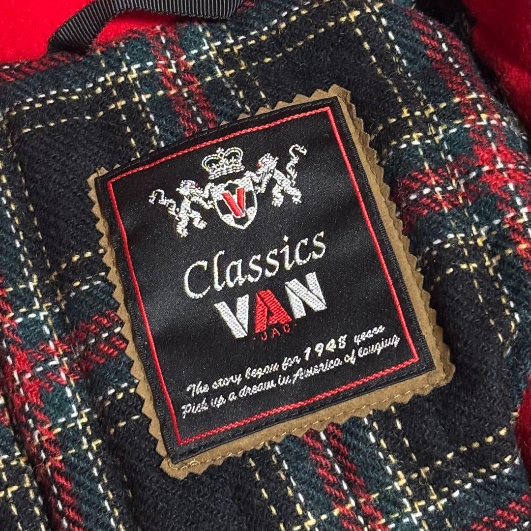 【美品】 ヴァン クラシック ヴァンジャケット ウール シングル Pコート