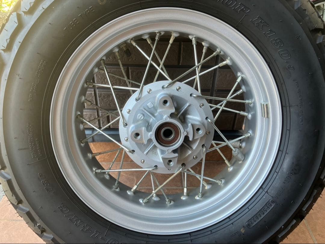 バンバン200 フロントファットタイヤ