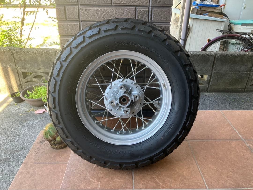 バンバン200 フロントファットタイヤ