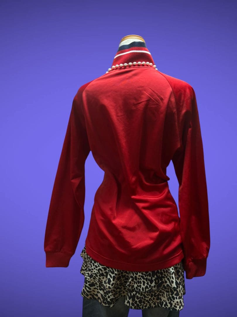 00s archive 髑髏スカル刺繍トラックジャケット　y2kグランジロック