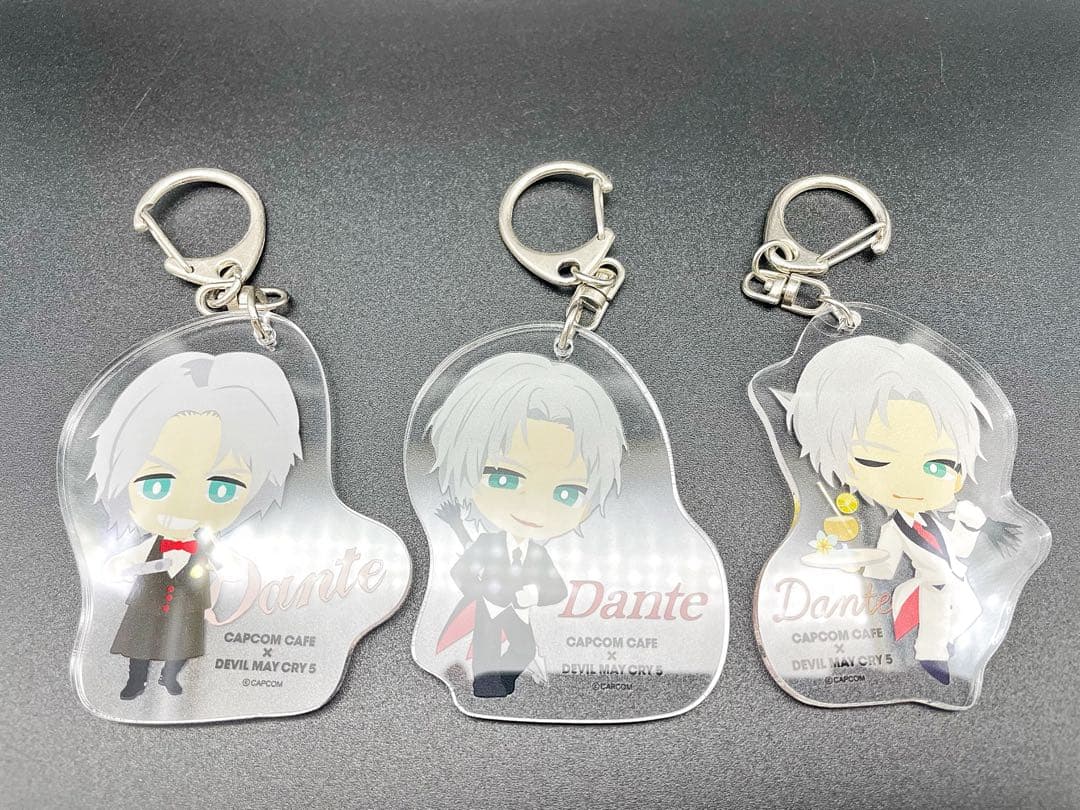 デビルクライメイ ダンテ アクリルキーホルダー 3種セット カプコンカフェ