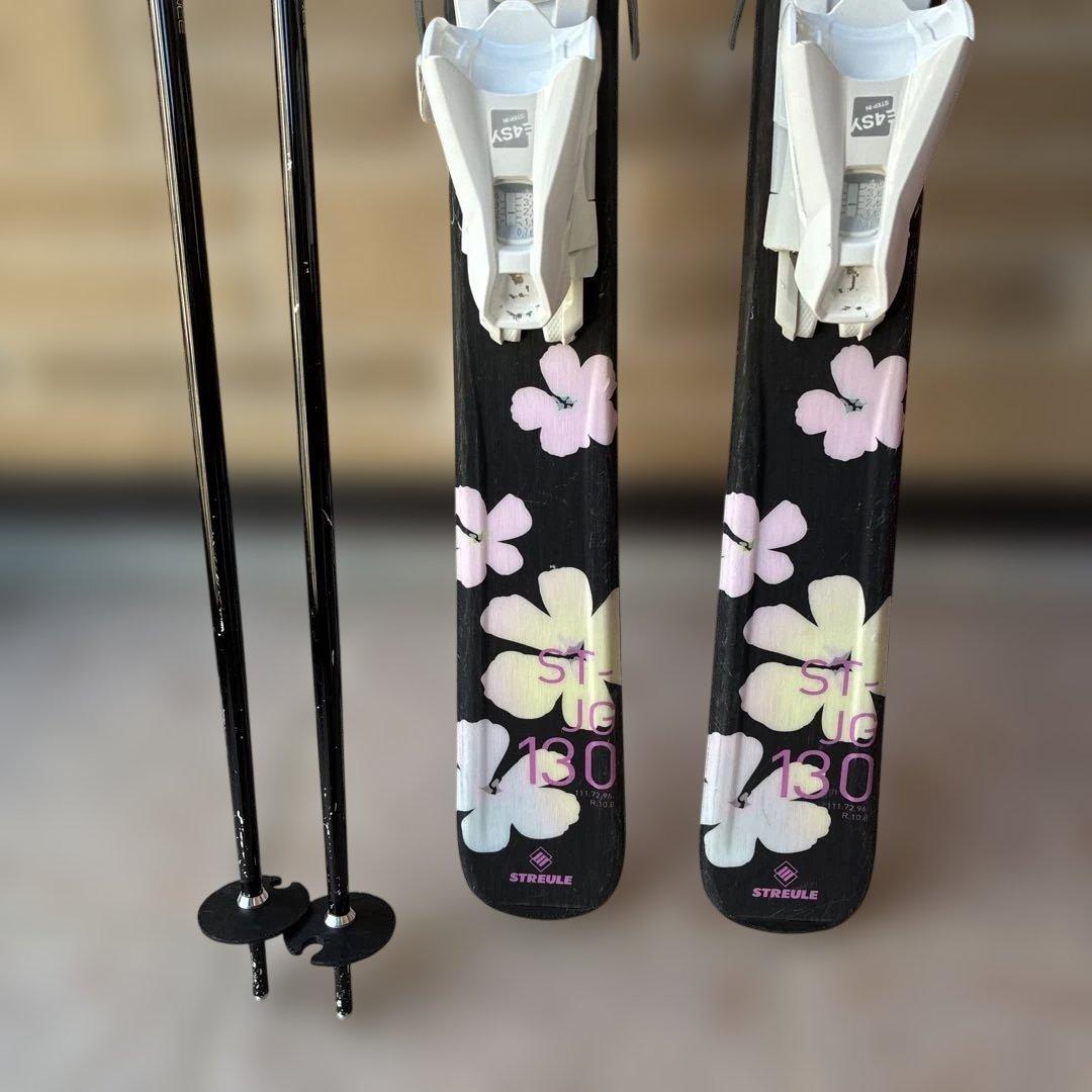 子供用スキー130 ストック　ブーツセット