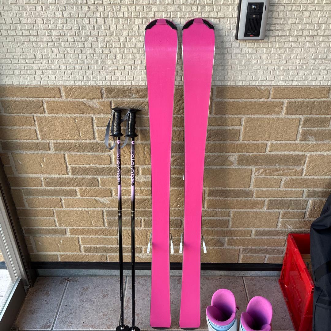 子供用スキー130 ストック　ブーツセット