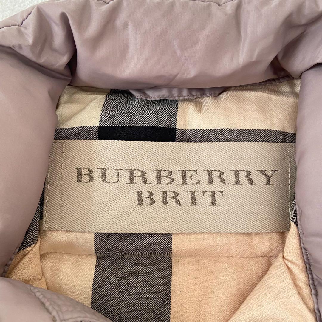 BURBERRY BRIT メガノバチェック ダウンベスト パファーベスト　L