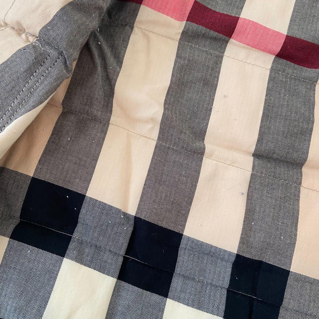 BURBERRY BRIT メガノバチェック ダウンベスト パファーベスト　L