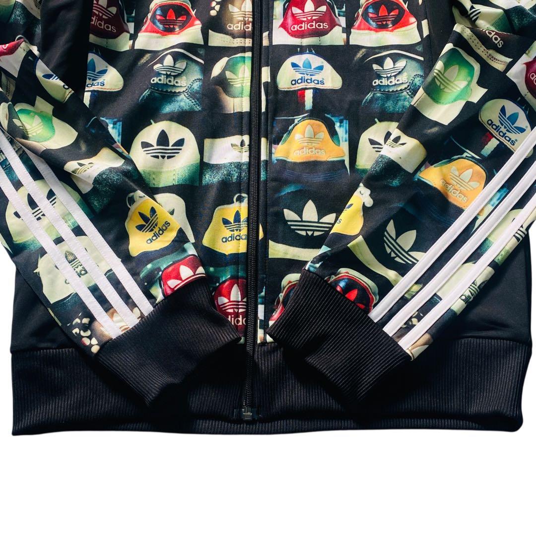 【美品】adidas 総柄　トラックジャケット　XL