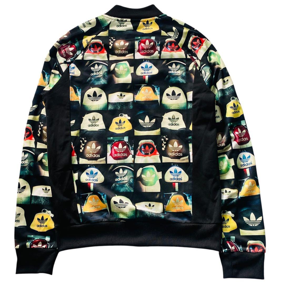 【美品】adidas 総柄　トラックジャケット　XL