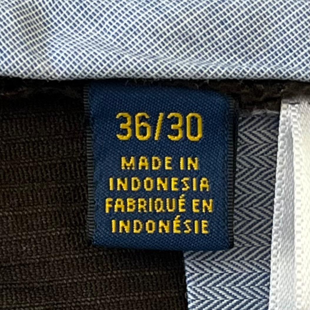 ポロ ラルフローレン W36 ポロチノ コーデュロイ 古着 茶 16164