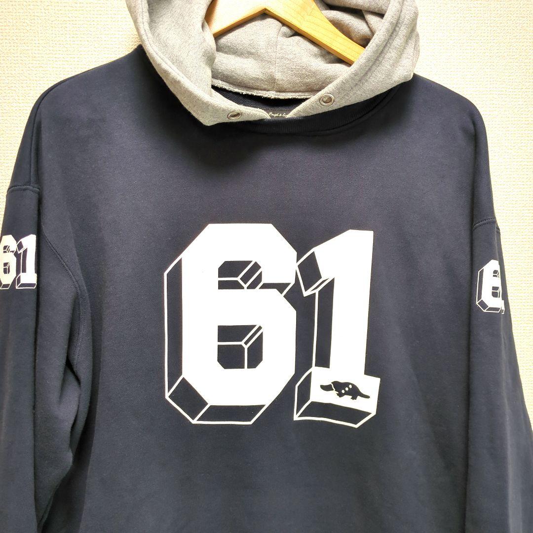 ROUGHANDSWELL ラフアンドスウェル パーカー ネイビー XL