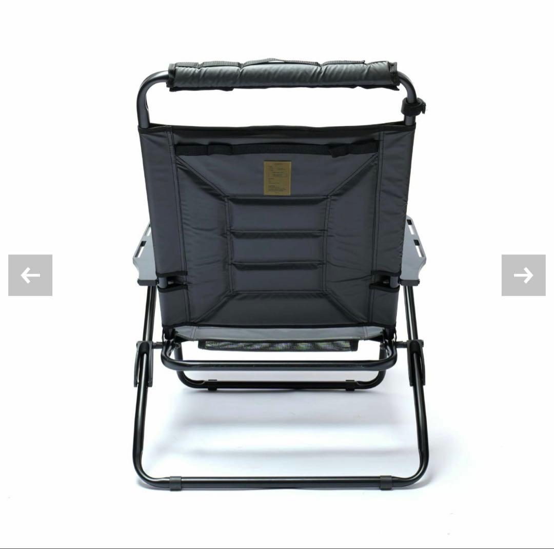 AS2OV　ハイバックリクライニング　ローバーチェア　オールブラック