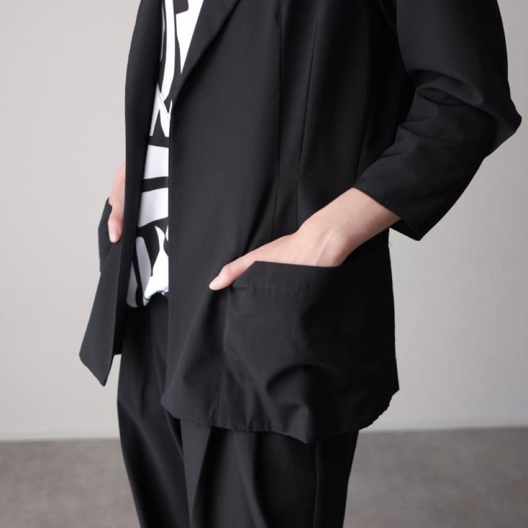 Y's ワイズ ヨウジヤマモト ジャケット 薄手 七分袖 襟変形 羽織り