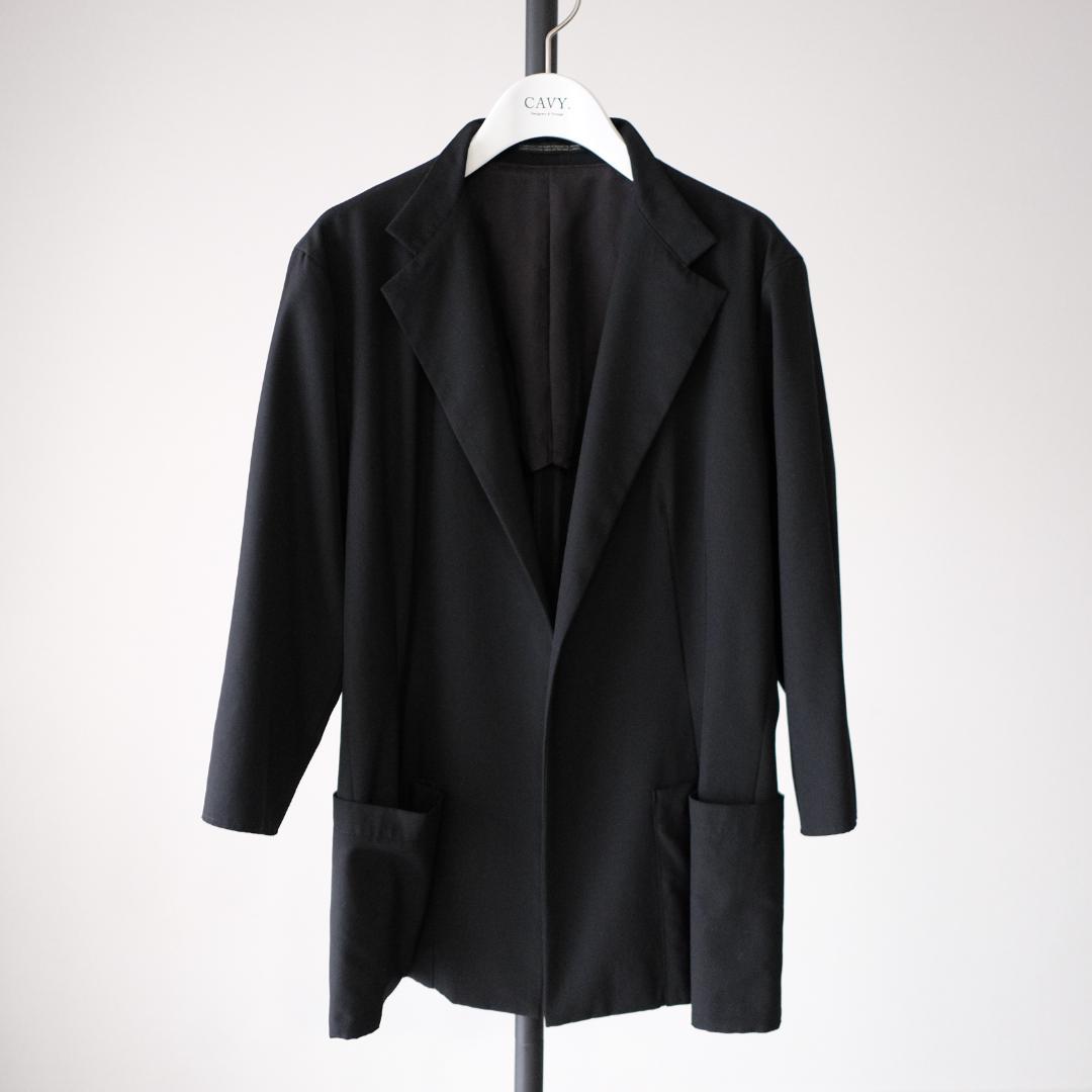 Y's ワイズ ヨウジヤマモト ジャケット 薄手 七分袖 襟変形 羽織り