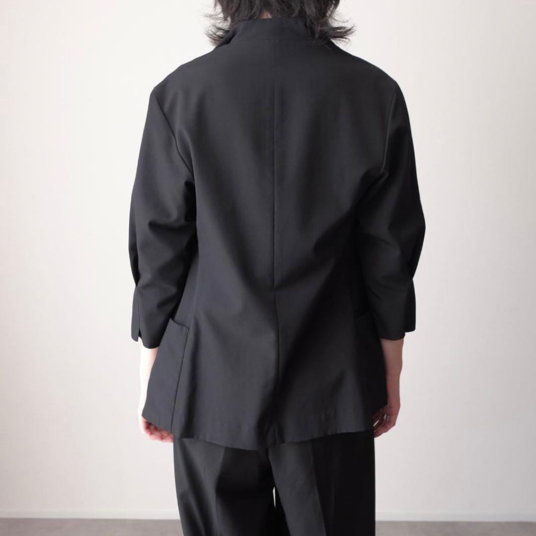 Y's ワイズ ヨウジヤマモト ジャケット 薄手 七分袖 襟変形 羽織り