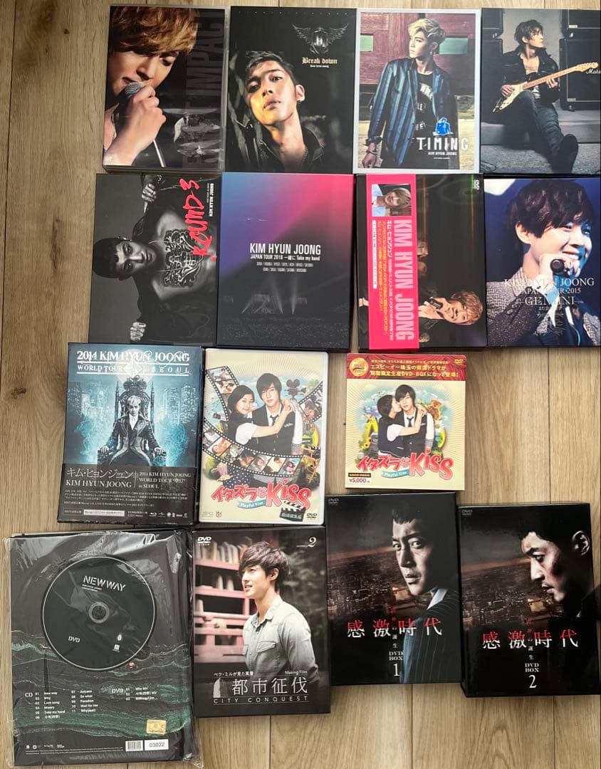 お得！キム・ヒョンジュン CD・DVD コレクション52本