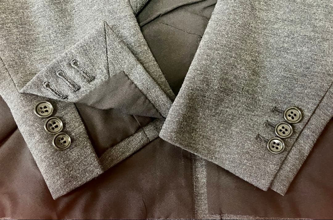 緊急値下げ｜セットアップ ジャージー L 秋冬 グレー ジャケット パンツ 美品