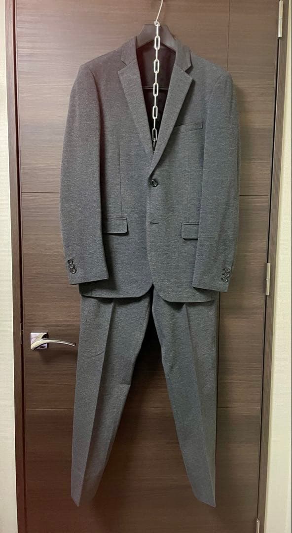 緊急値下げ｜セットアップ ジャージー L 秋冬 グレー ジャケット パンツ 美品