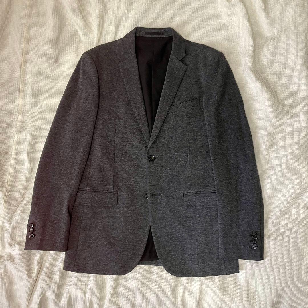 緊急値下げ｜セットアップ ジャージー L 秋冬 グレー ジャケット パンツ 美品