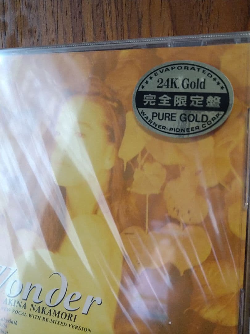 中森明菜「WONDER」24K Gold 完全限定盤