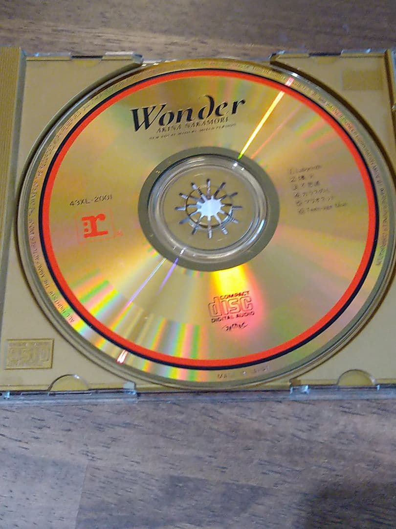 中森明菜「WONDER」24K Gold 完全限定盤