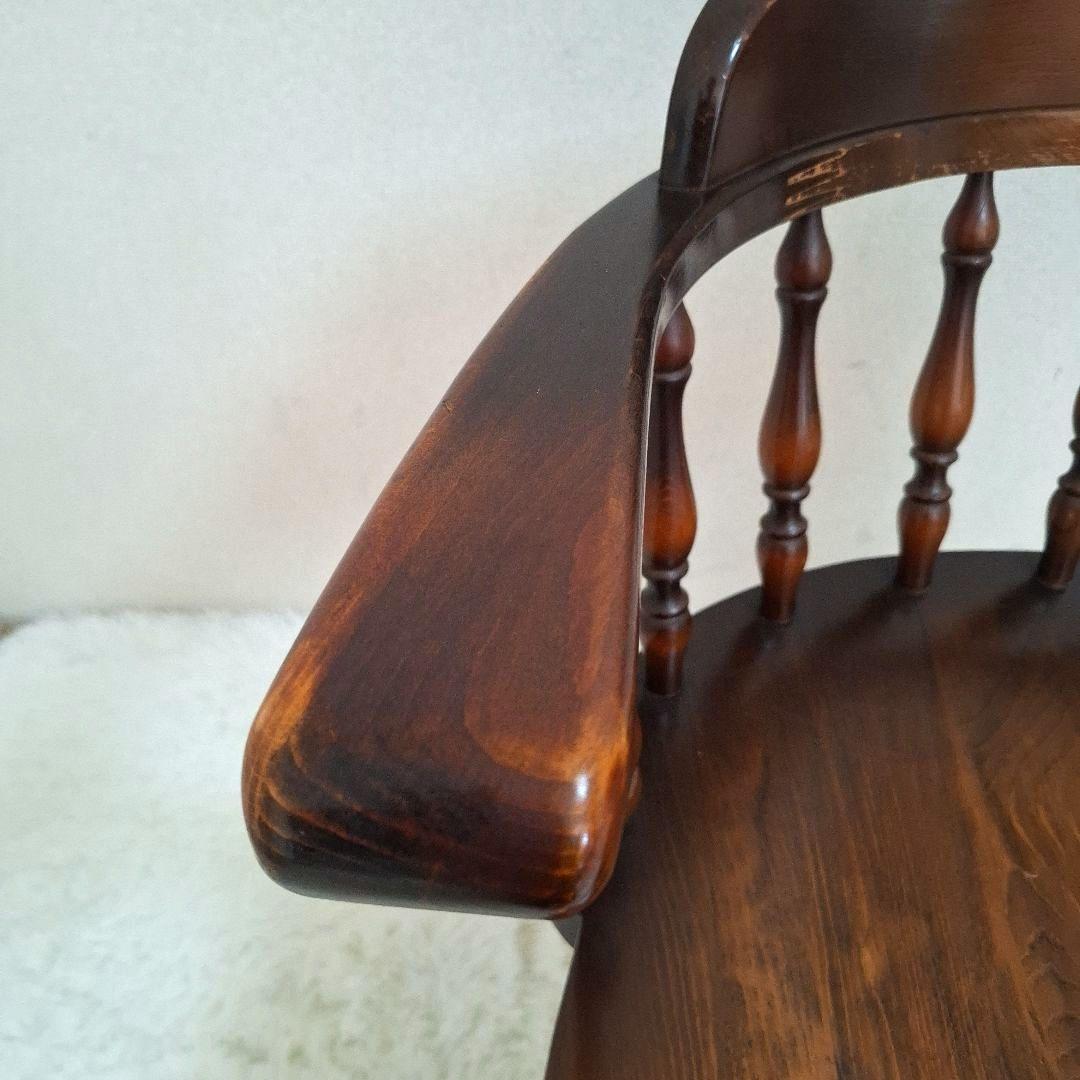 飛騨産業 アームチェア ダイニングチェア キツツキマーク