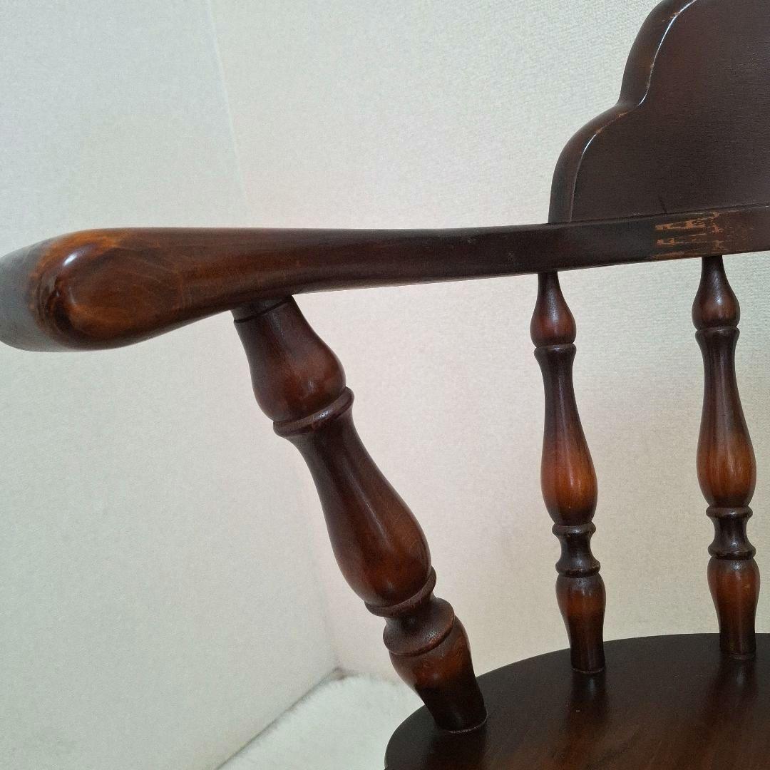 飛騨産業 アームチェア ダイニングチェア キツツキマーク