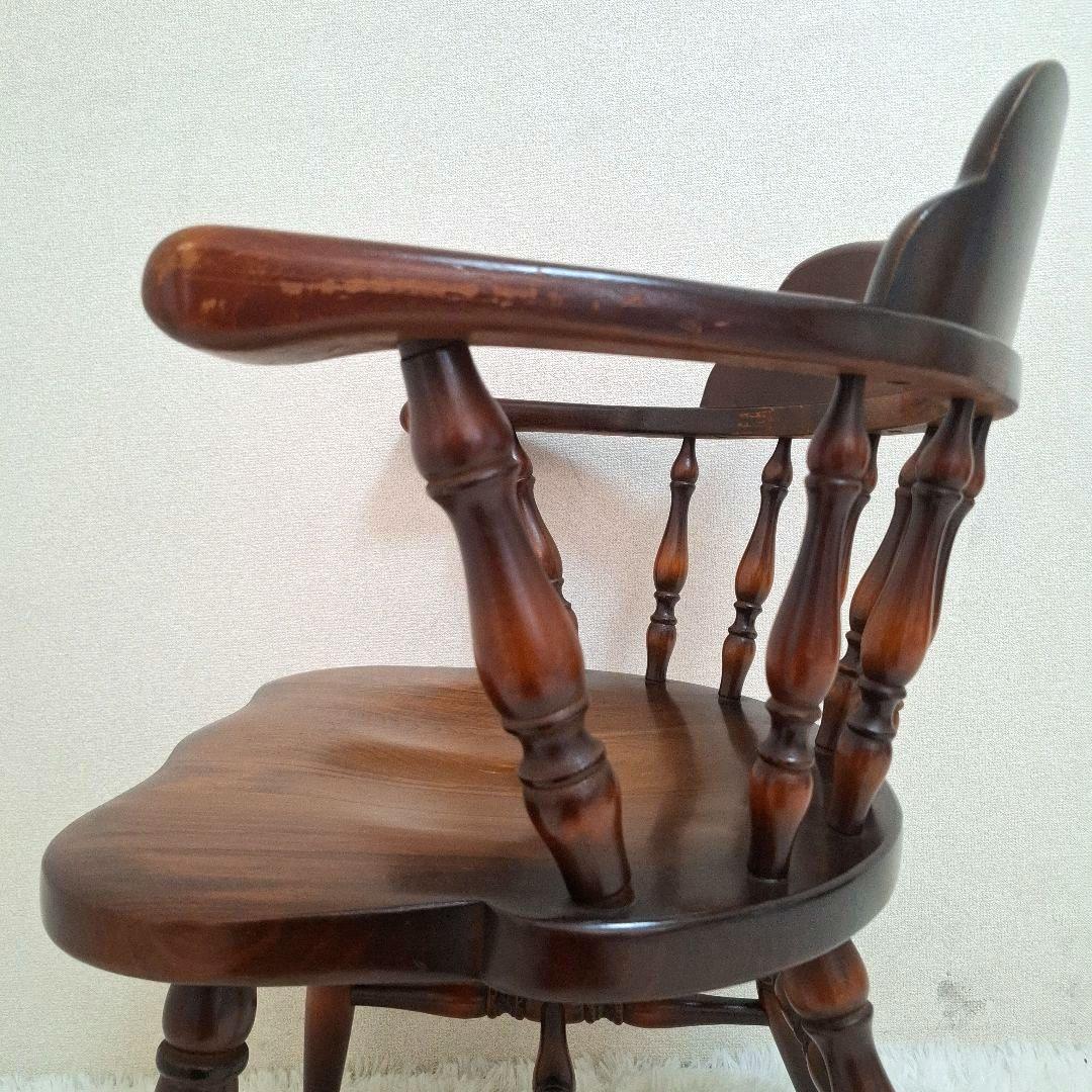 飛騨産業 アームチェア ダイニングチェア キツツキマーク