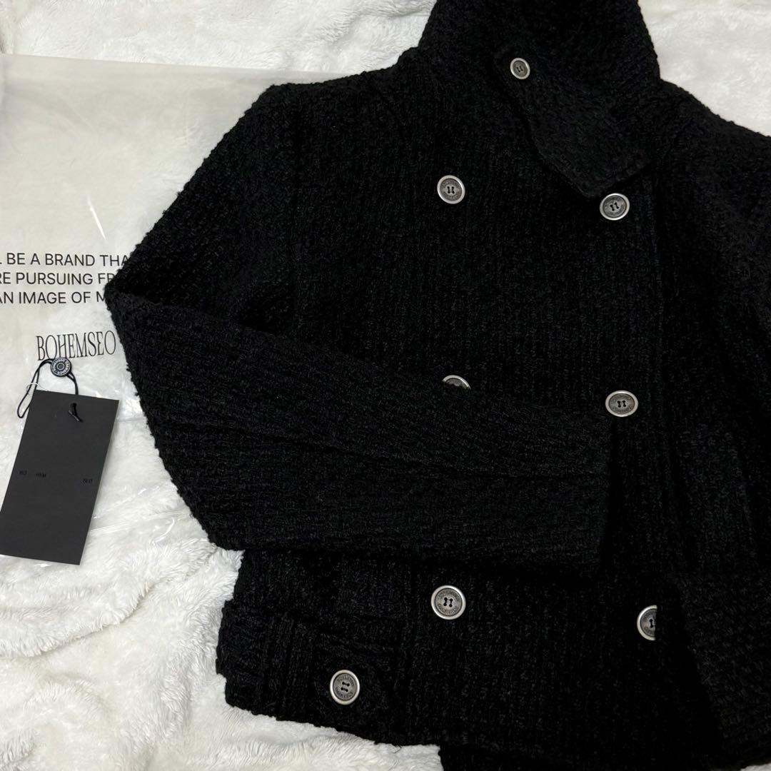 BOHEMSEO BELTED HALF COAT ジャケット