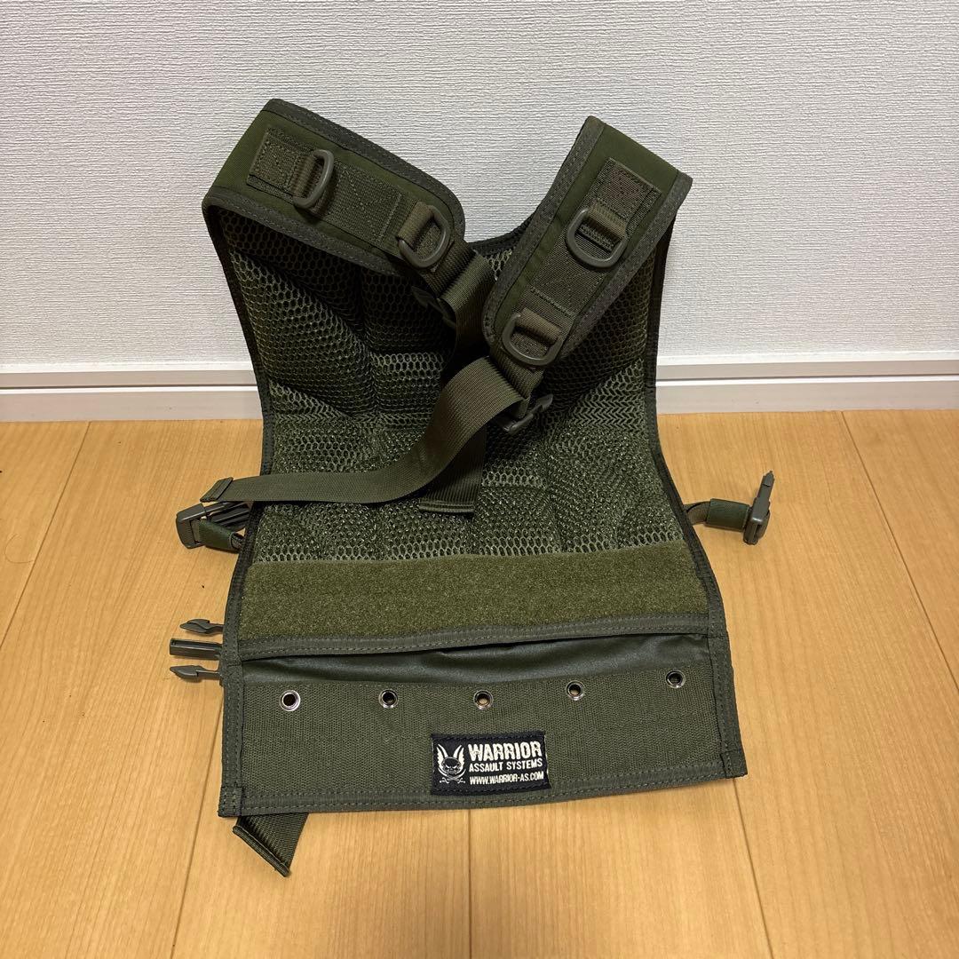 warrior assault チェストリグ バックパネル　オリーブドラブ
