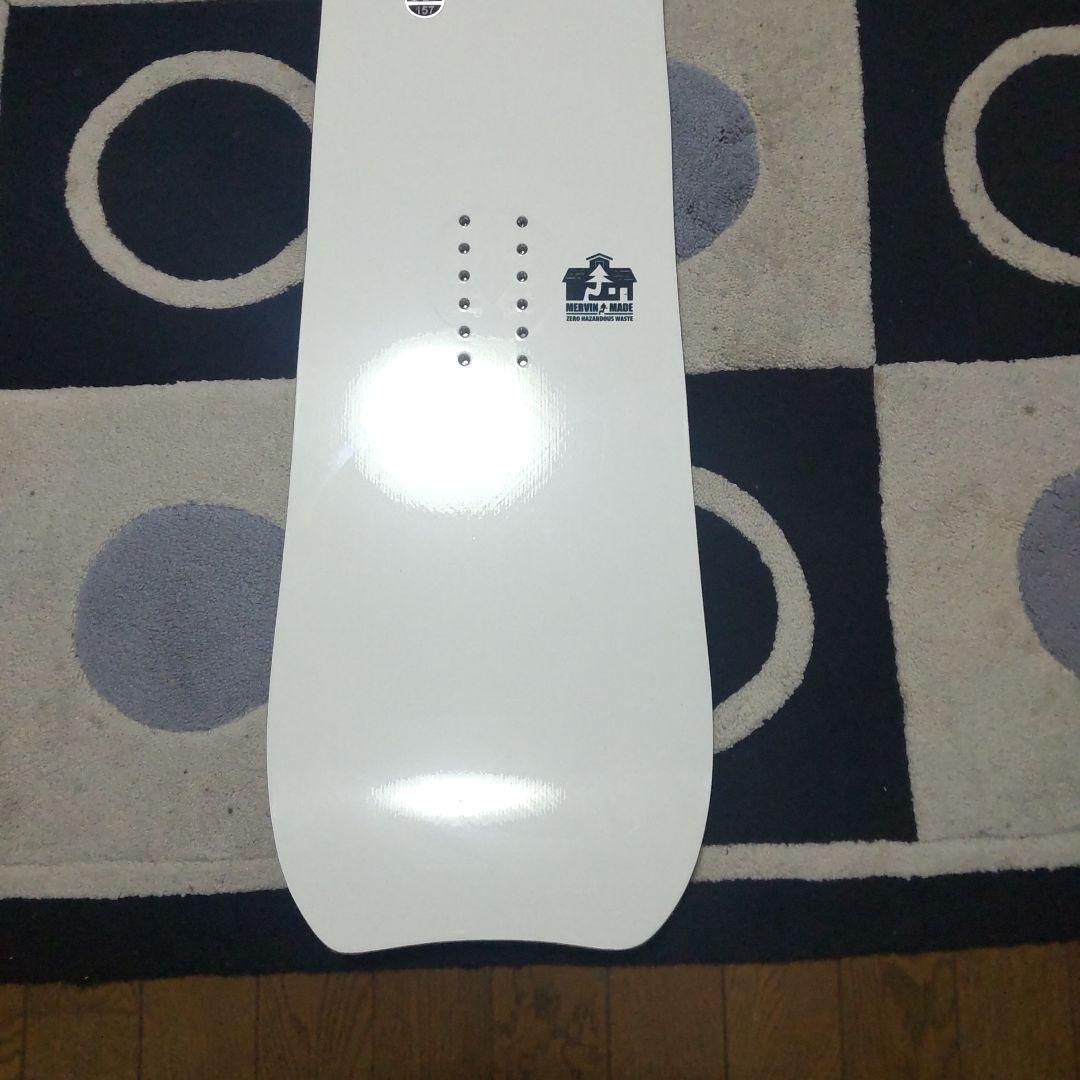 GNU Hyper 157cm ホワイトスノーボード