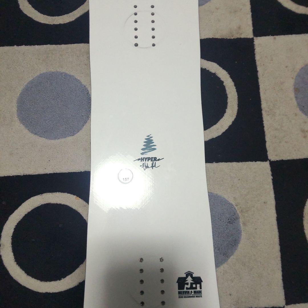 GNU Hyper 157cm ホワイトスノーボード
