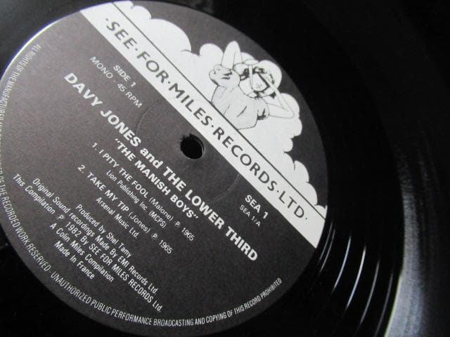 9【デヴィッド・ボウイ初期音源集/UK廃盤 LP】David Bowie