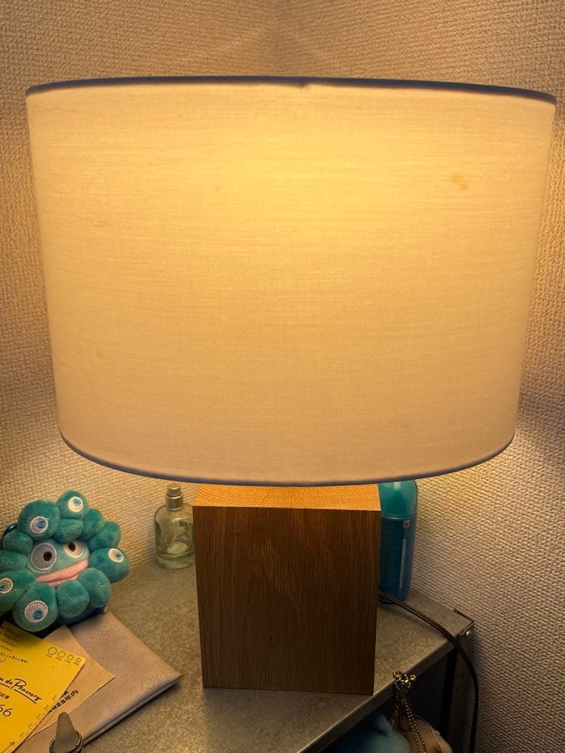 無印良品 MJ-SOSA スタンドライト用オーク材スタンド 丸シェード