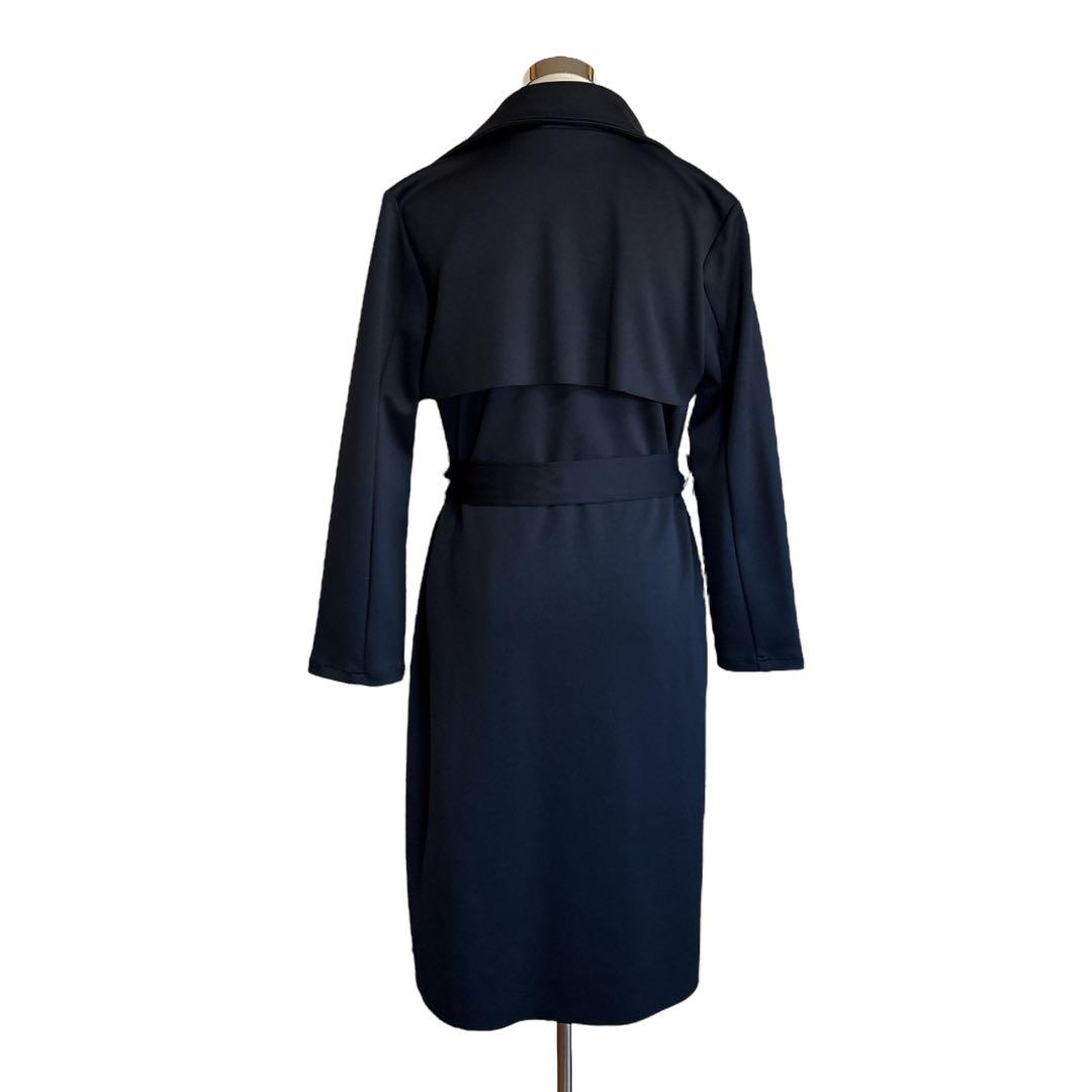 極美品 レジィーナロマンティコ ブラック トレンチコート サイズ38