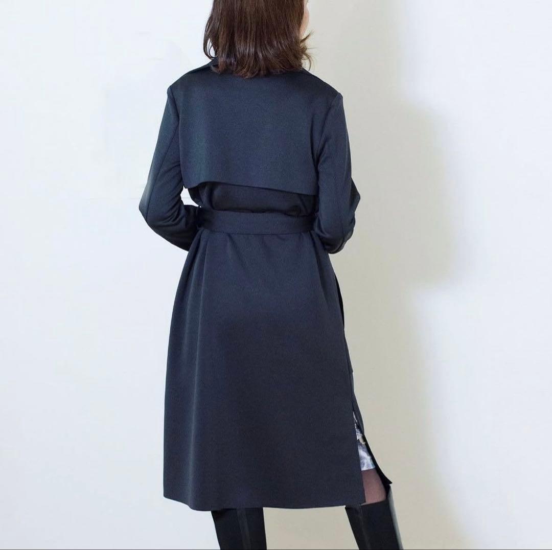 極美品 レジィーナロマンティコ ブラック トレンチコート サイズ38