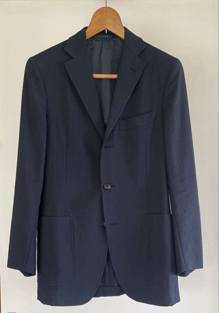 名品！Belvest ベルベスト　ジャケット ネイビー　サイズ44 本切羽