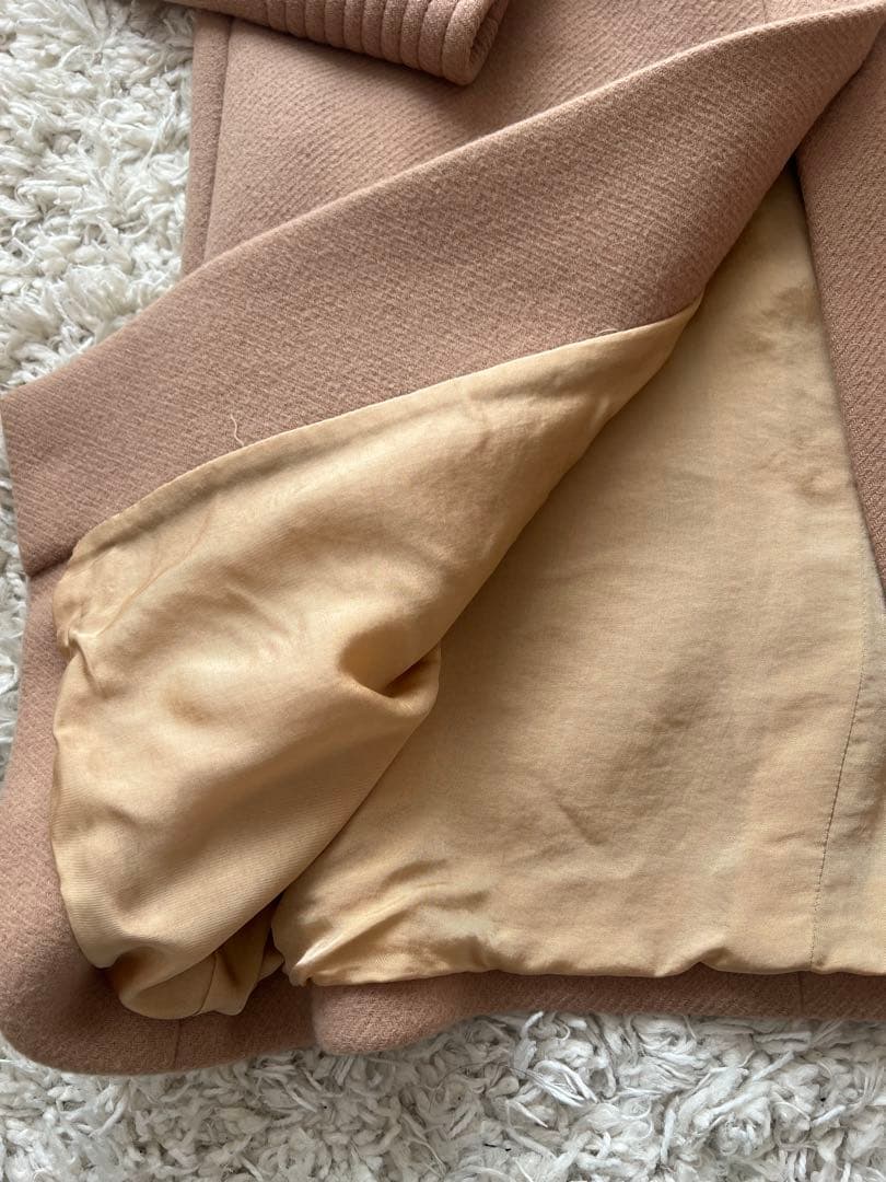 Chloe スタンドカラーコート ベージュ