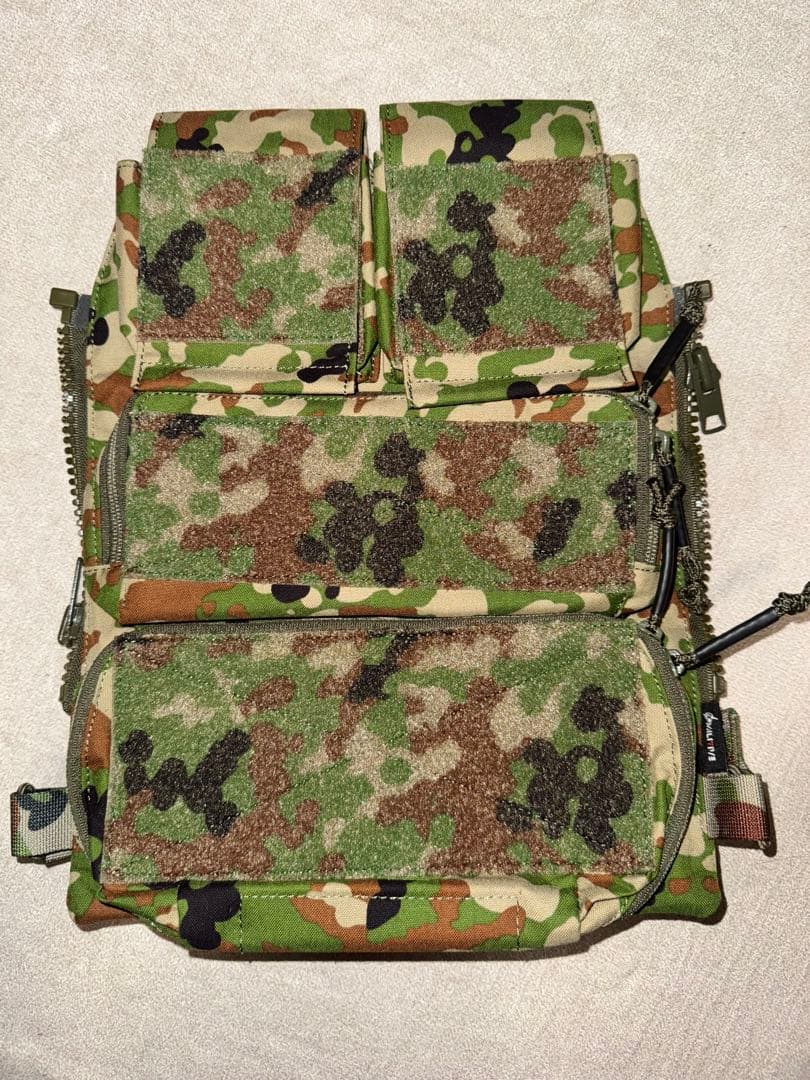【MILITIVE製】 陸自迷彩Pouch Zip-On Panel 2.0