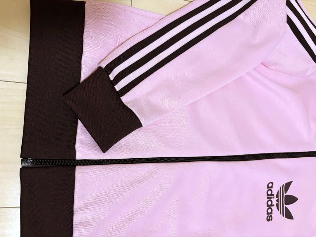 adidas トラックジャケット ピンク XS