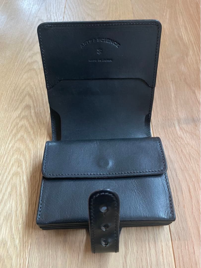 Arts&Science Jabara short wallet ブラック