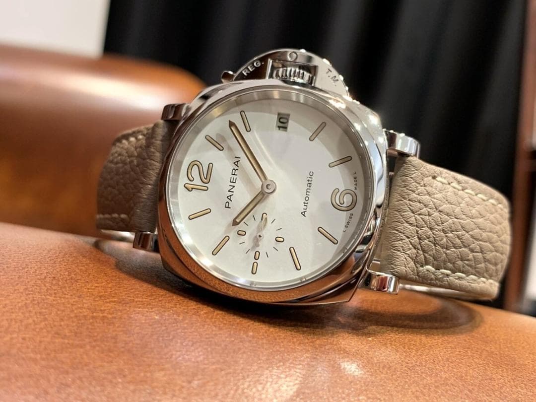 パネライ ルミノール ドゥエ PAM01043 純正ベルト カーフ ベージュ