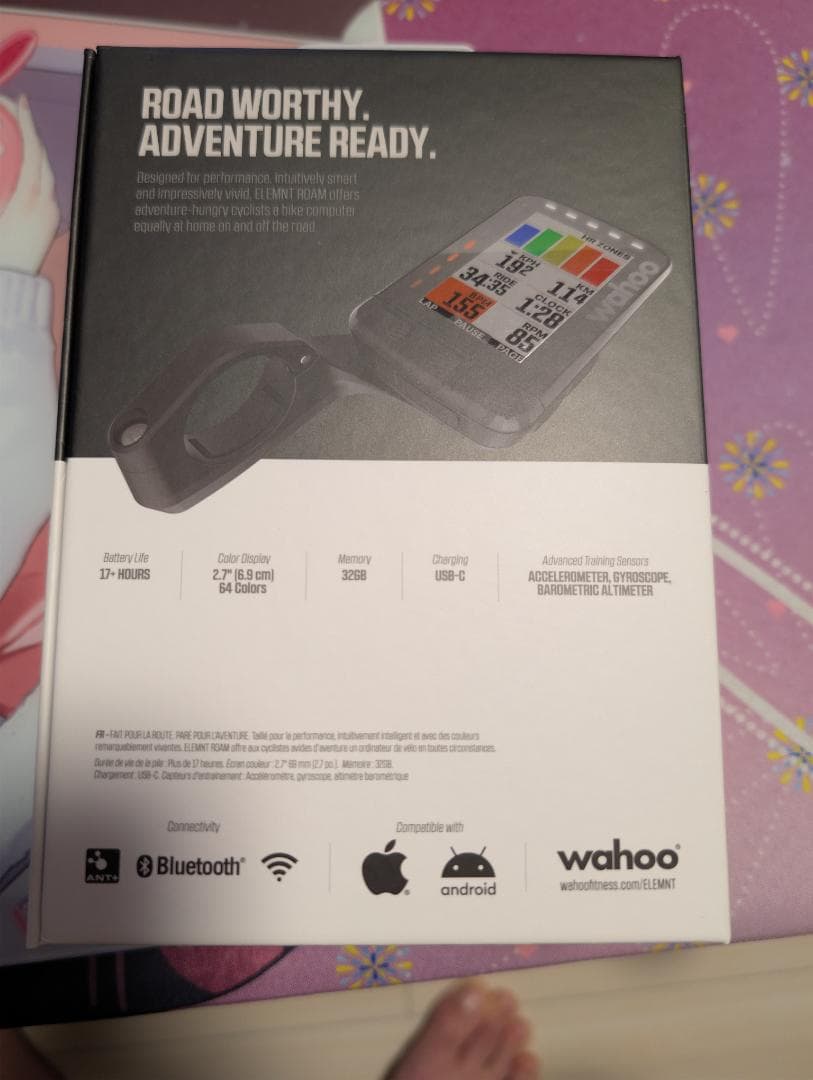 wahoo ELEMNT ROAM V2 GPS サイクルコンピューター本体