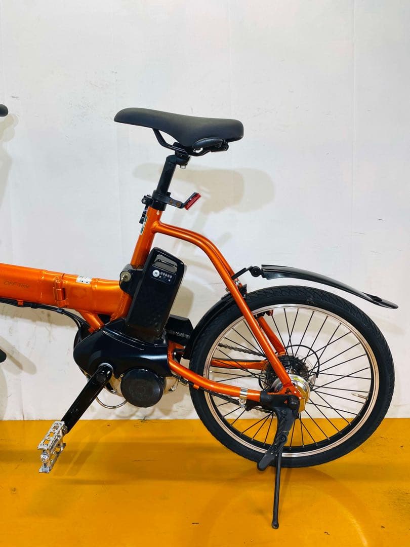 送料無料 条件付き パナソニック折り畳み式 前18/後20型 電動自転車中古