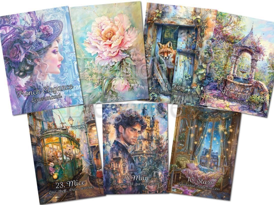 正規品✨超美麗海外インディーズ✨追加カード有✨フレンチエレガンスルノルマンカード