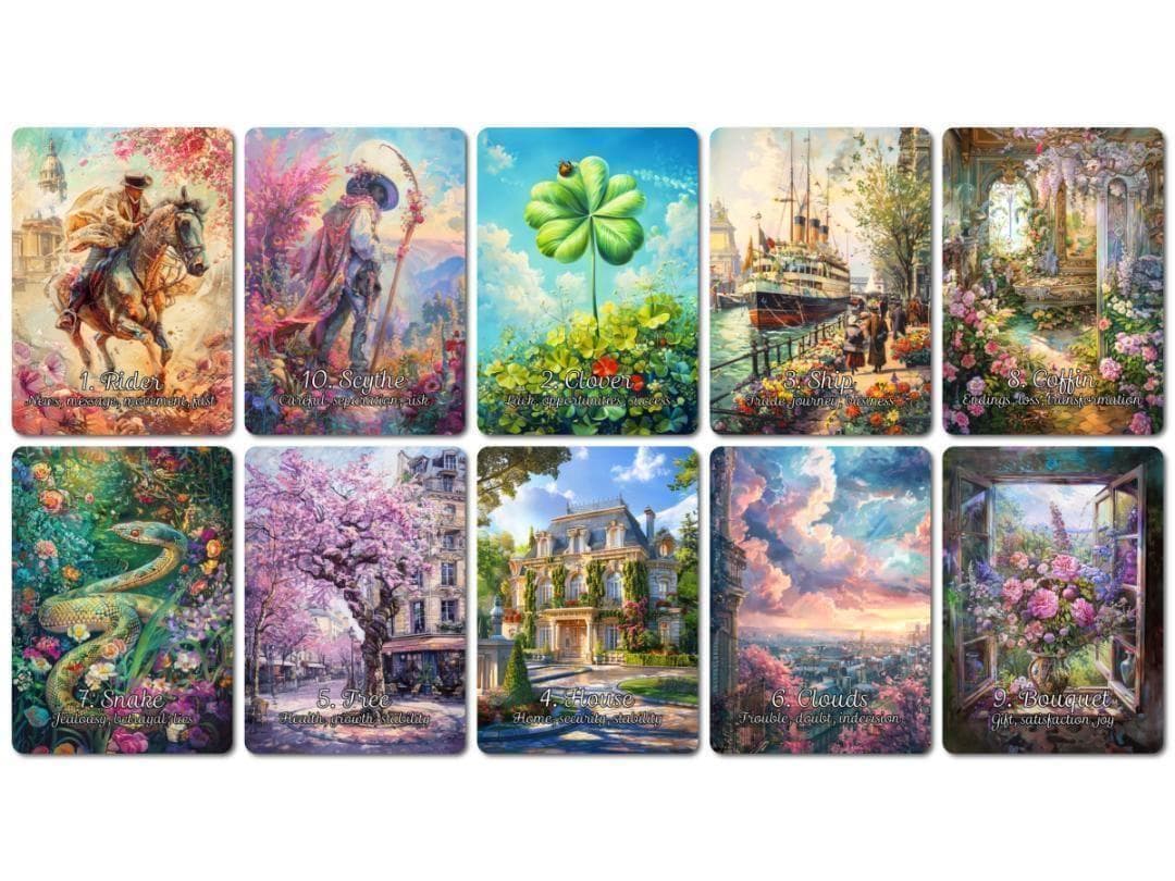 正規品✨超美麗海外インディーズ✨追加カード有✨フレンチエレガンスルノルマンカード