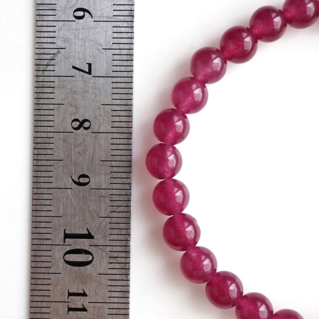 【❣️蘭❣️】ルビー翡翠のゴムブレスレット