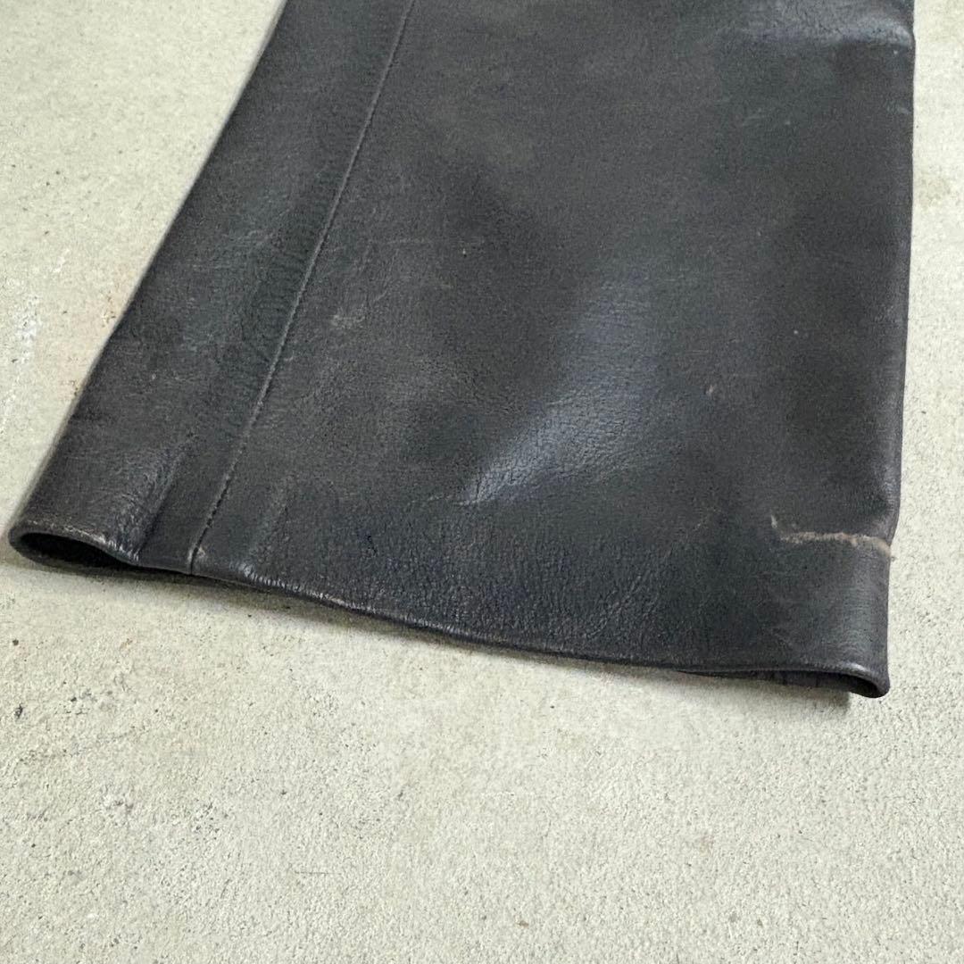 Levi's リーバイス　レザーパンツ　505-48 茶芯　牛革