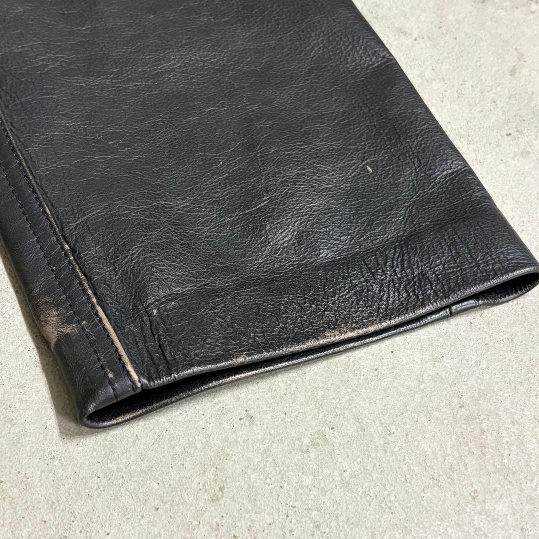 Levi's リーバイス　レザーパンツ　505-48 茶芯　牛革