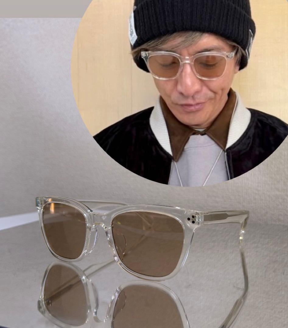 オンライン完売。木村拓哉　owndays サングラス　クリアグレーフレーム