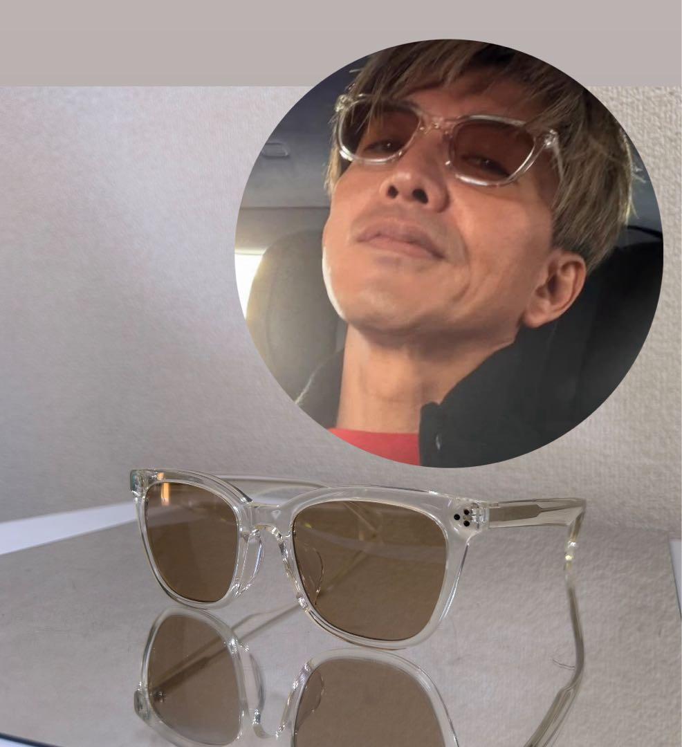 オンライン完売。木村拓哉　owndays サングラス　クリアグレーフレーム